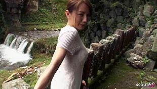 Skinny asian milf housewife cheats sucking stranger cum facial swallow tight pussy uncensored jav pov