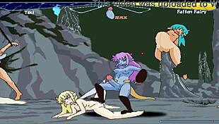 fairy foot fights compile into wild lesbian tangle with no sound effects