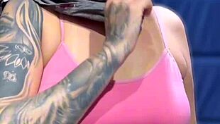 Gym Workout with Anal Plug Leaves Ass Lubed Wide for Huge Cock Pounding!