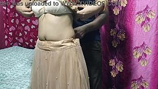 Desi Indian girlfriend fucked hard by boyfriend before her marriage in wild cowgirl ride 