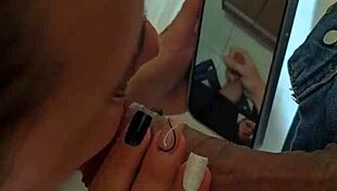 kalena mitrak, fan jerks off while i take cock from behind uh