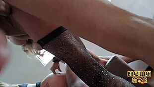 Bent over big pussy lips stepdaughter fucked by father-in-law then mother-in-law joins juicy gaping