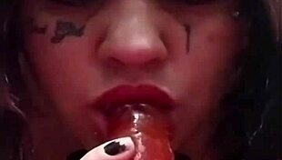 Argentinian tattooed short-hair sub whore submits in BDSM.