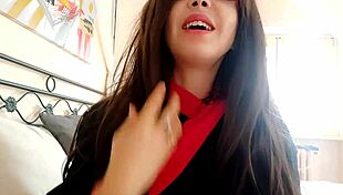 Chantalchannel asks stepson about her new lingerie in pov tease