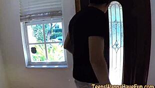 omg these amateur teen tits got totally jizzed at the party!!