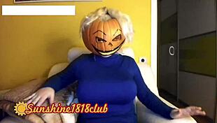 Halloween pervs ready for big boobs pumpkin cam fun?