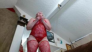 dawnskye1962 towers as giantess in red lingerie over you