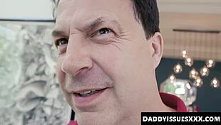 Lily Glee and Audrey Hempburne Ride Older Men's Monster Cocks in Group Cowgirl Cumshots