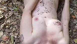 Four Bound Slaves Face Teasing Outdoor Humiliation