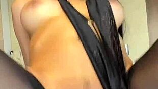 pretty latina teen's big tits bounce in reverse cowgirl anal squirt rimjob