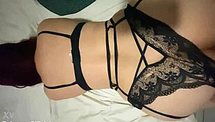 visiting school teacher for grade boost turns into wild latina fuck