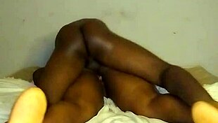 african big booty ebony wife gets monster cock slamming her wet ass and pussy!