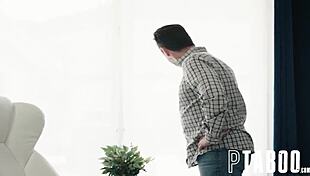 Tommy pistol peeps stepdaughter destiny mira undress then pounds her tight pussy