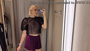 hey wanna see me flash these big tits in see-through latex at the mall?