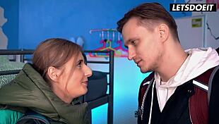 Aria Logan Lures Roommate with Seductive Bedroom Tease and Play