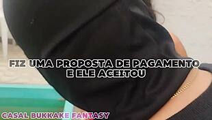 Piscineiro Fucks BBW Juicy Pussy Bareback Bukkake Creampie Cuckold