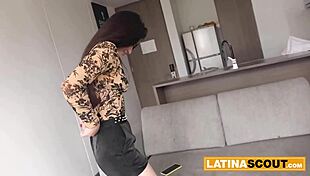 Bubble Butt Latina Teen Railed in Fake Casting