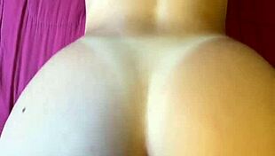 big ass bent over doggystyle view skinny waist tits shaking roommate fuck