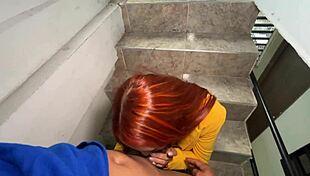 My Colombian Redhead Realtor With Big Tits Begs For My Hard Passionate Fuck In Lingerie!