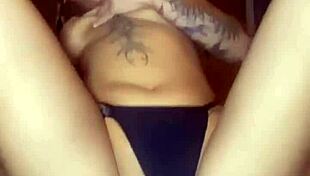 scottish tattooed emo teen whore fingers her tight hole super hard