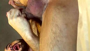 In an unexpected encounter, Calleb Torres endures deep anal fisting from Fernando Brutto's firm grip