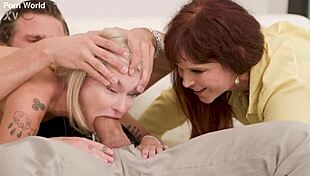 curious how syren de mer and emma rosie tease with butt plugs in steamy threesome?