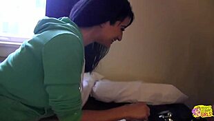 A Crew Cut Blonde Shoves Buttplug Deep Into Tattooed Lesbian Friend's Ass While Kissing