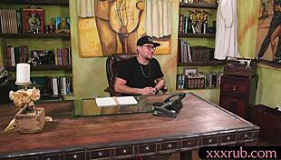 imagine big tits masseuse taking horny client's hard fuck