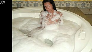 Brazilian housewife flashes her tight shaved pussy in rio hotel suite backstage