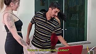 friend's boyfriend needs marriage boost from my lingerie handjob massage