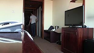 This playful ebony babe in casting interview deepthroats white cock then gets fucked doggystyle missionary.