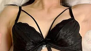 Perverted amateur Japanese wife cums hard repeatedly homemade!