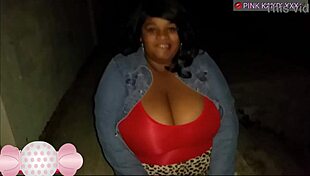 Champagne Pink Kandi Xxx Showcases Ebony Boobs Allure