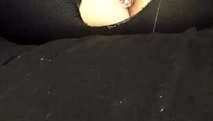 bored wife slams dildo deep in pussy while cramming plug into tight ass