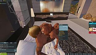 Mercedes bends over big tits out as buck creampies her fuck toy holes with monster cock