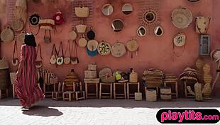 big ass asian milf rips clothes flashing juicy hairy pussy outdoors