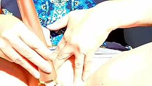 uhh sexy mature fingers spreads her bald wet cunt close up