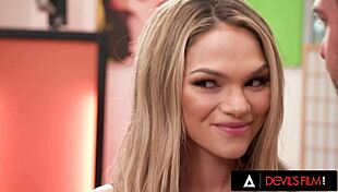 Athena Faris swaps swingers and takes cum all over her face