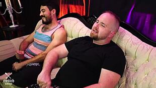 Pornstar fyff jumps in for asian group squirting threesome fun.