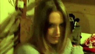 hey check my cute neighbor stripping panties teasing shaved pussy solo