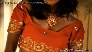 indian milf royalty strips nude in erotic exotic dance tease