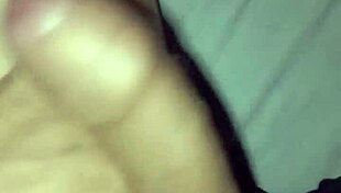 pretty white guy strokes his pink headed banana solo