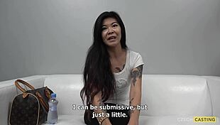 akasha colin meets the czech casting team as an asian hopeful