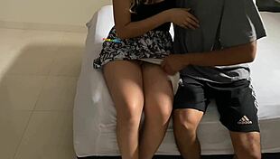 damn 18yo cutie shows up in short skirt i fuck her raw full video!!