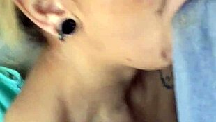 Latina Maid Gags on Monster Cock with Deepthroat Choking Handjob Part 1