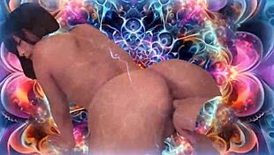 psychedelic rhythms pulse through japanese teen orgasm