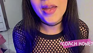 she couldn't resist the hunk changing her floor turning it into steamy joi cei play