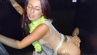 did that argentinian blonde invite you to gloryhole suck till she drains your cock dry?