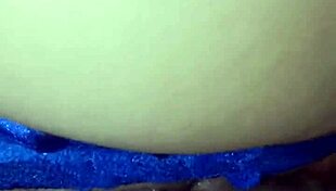 Colombian Brunette Bride Shoves Panties Aside For Deep Ass Pounding