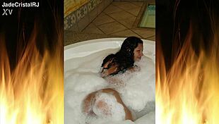 Brazilian housewife flashes her tight shaved pussy in rio hotel suite backstage